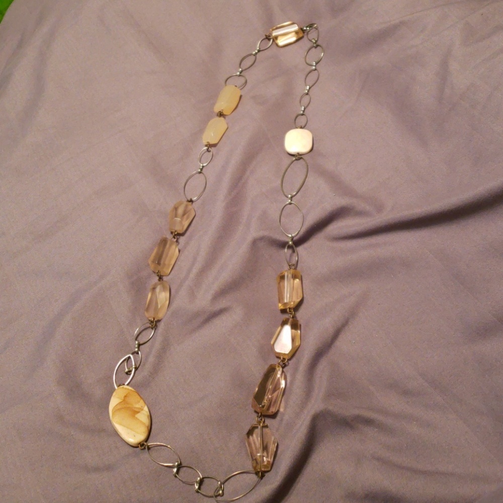 Long necklace costume jewelry